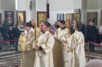 Архиерейская Литургия в Георгиевском соборе