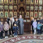Встреча штатного священника протоиерея Виталия Филатова с воспитанниками воскресной группы для детей в Георгиевском Соборе