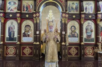 3 ноября, в день памяти прп. Илариона Великого, епископ Георгиевский и Прасковейский Николай совершил Божественную литургию в Георгиевском соборе