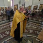 Епископ Николай возглавил вечерню с чтением акафиста