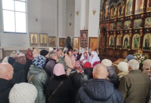 Сёстры из села Прасковея посетили собор св. вмч. Георгия Победоносца.1