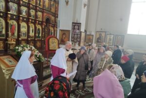 Сёстры из села Прасковея посетили собор св. вмч. Георгия Победоносца.1