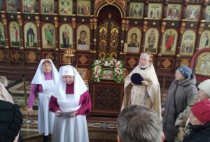 Сёстры из села Прасковея посетили собор св. вмч. Георгия Победоносца.3