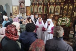 Сёстры из села Прасковея посетили собор св. вмч. Георгия Победоносца.4