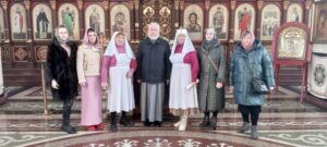 Сёстры из села Прасковея посетили собор св. вмч. Георгия Победоносца.6