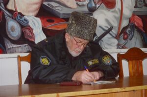 Священник посетил отчетный казачий круг08