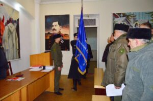 Священник посетил отчетный казачий круг09