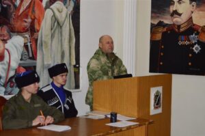 Священник посетил отчетный казачий круг10