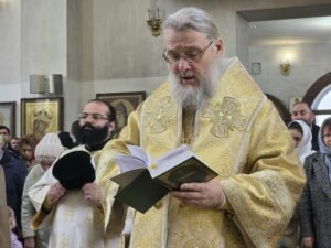 в день памяти преподобного Патапия, епископ Георгиевский и Прасковейский Николай возглавил Божественную литургию1 в день памяти преподобного Патапия, епископ Георгиевский и Прасковейский Николай возглавил Божественную литургию1