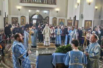 В день памяти святой великомученицы Екатерины епископ Николай возглавил Божественную литургию в Георгиевском Кафедральном соборе города Георгиевска