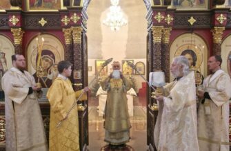 Епископ Николай совершил Литургию в день памяти 14 000 Вифлеемских младенцев
