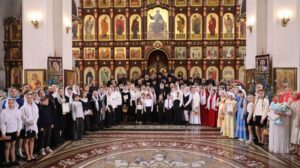 В Георгиевском соборе города Георгиевска по благословению епископа Георгиевского и Прасковейского Николая состоялся хоровой фестиваль Рождественская звезда-202602