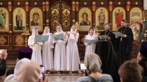 В Георгиевском соборе города Георгиевска по благословению епископа Георгиевского и Прасковейского Николая состоялся хоровой фестиваль Рождественская звезда-202604