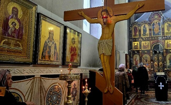 Епископ Георгиевский и Прасковейский Николай возглавил служение утрени с полиелеем Епископ Георгиевский и Прасковейский Николай возглавил служение утрени с полиелеем