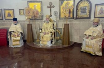 В день празднования Собора Вселенских учителей и святителей Василия Великого, Григория Богослова и Иоанна Златоустого, владыка Николай возглавил Божественную литургию В день празднования Собора Вселенских учителей и святителей Василия Великого, Григория Богослова и Иоанна Златоустого, владыка Николай возглавил Божественную литургию