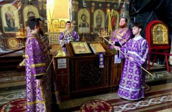Всенощное бдение в канун Недели 4-й Великого поста Всенощное бдение в канун Недели 4-й Великого поста