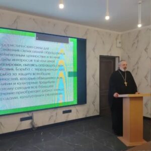 Священник принял участие в студенческой конференции в Георгиевском техникуме 3