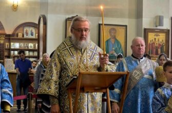 Совершил Утреню с чтением Акафиста Пресвятой Богородице епископ Георгиевский и Прасковейский Николай Совершил Утреню с чтением Акафиста Пресвятой Богородице епископ Георгиевский и Прасковейский Николай