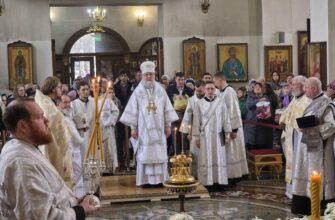 Епископ Николай возглавил богослужение Великой Субботы Епископ Николай возглавил богослужение Великой Субботы