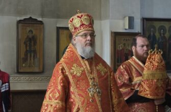 Архиерейское богослужение в соборе
