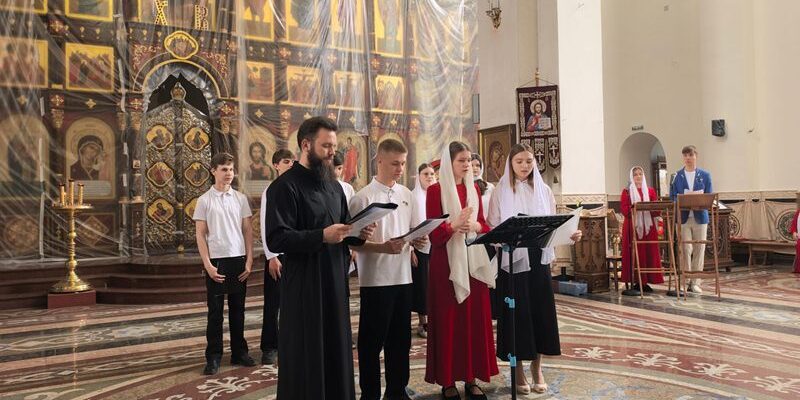 В Георгиевском соборе прошёл епархиальный хоровой фестиваль «Пасхальная радость — 2026»