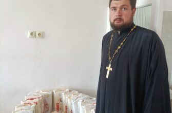 Священник посетил родильное отделение Георгиевской больницы