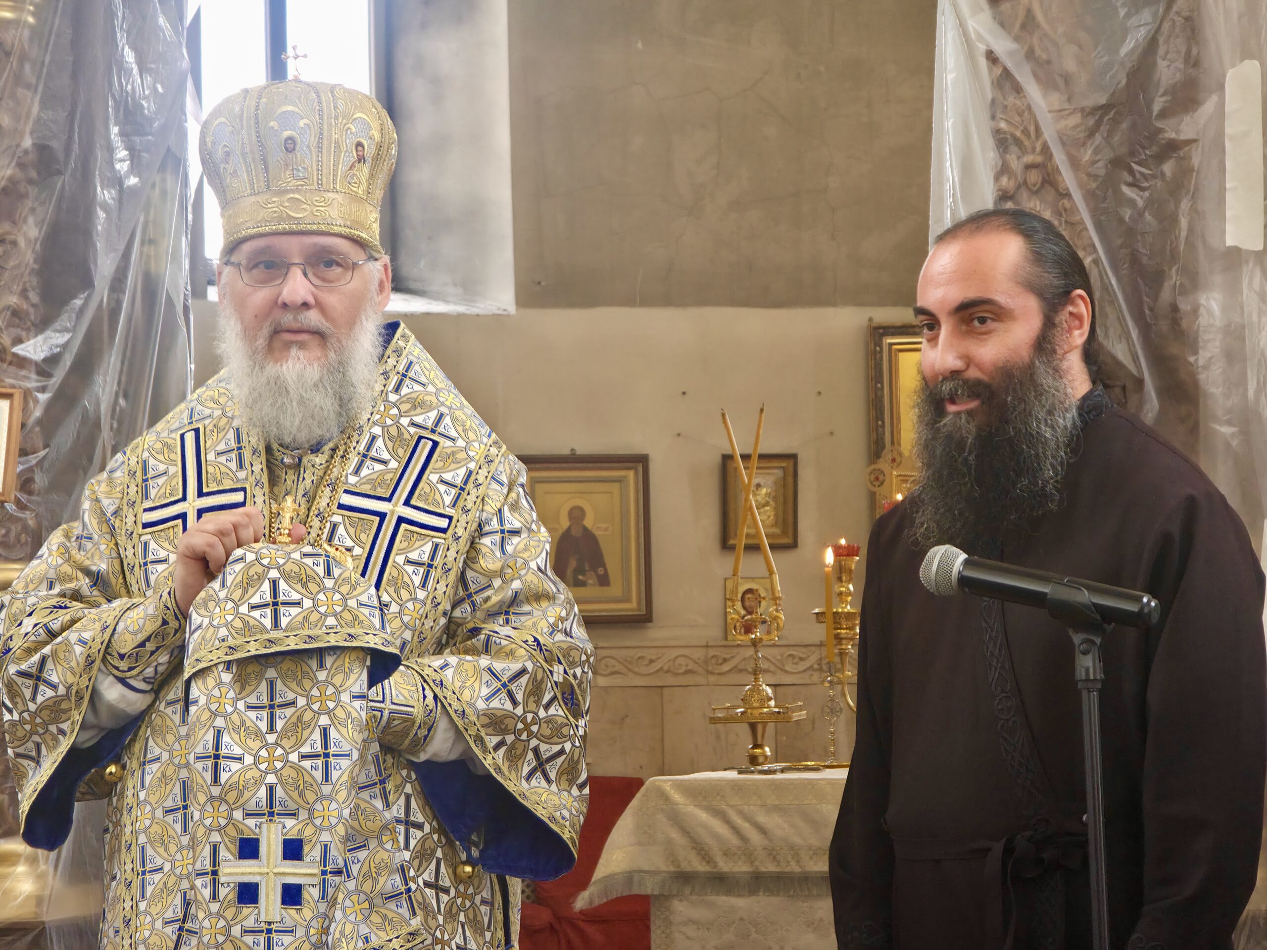 В праздник Успения Пресвятой Богородицы Владыка Николай совершил Литургию